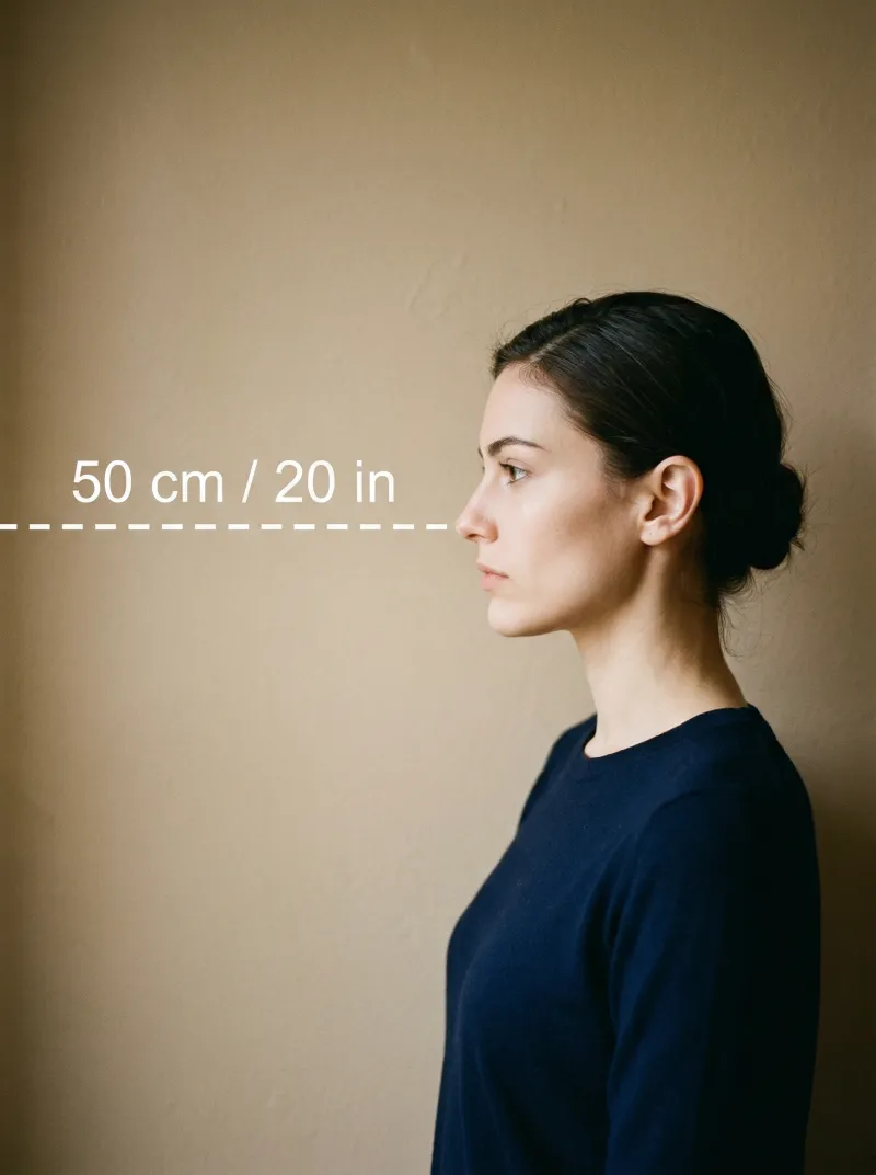 Distance from the camera
